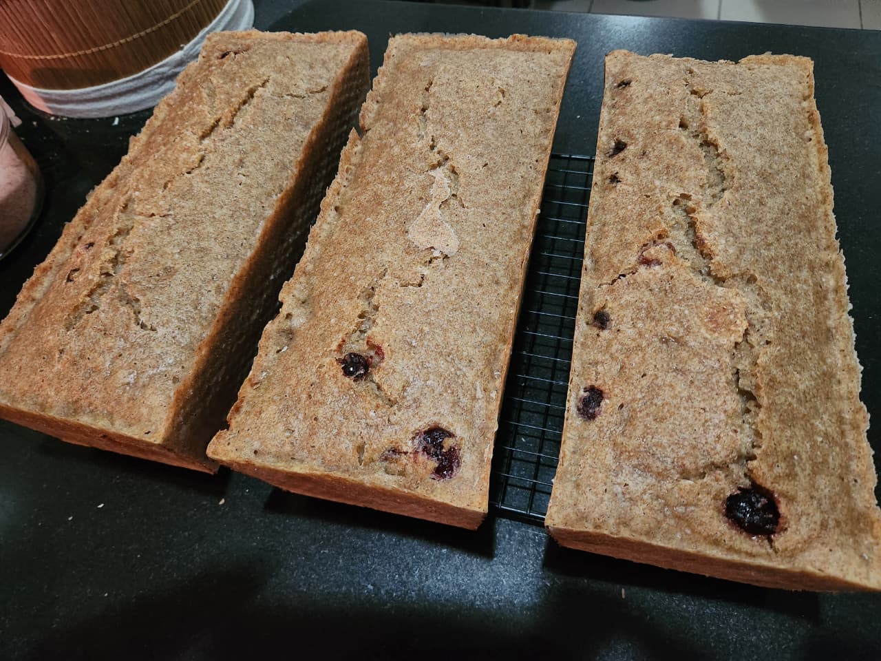 Freshly baked loaves